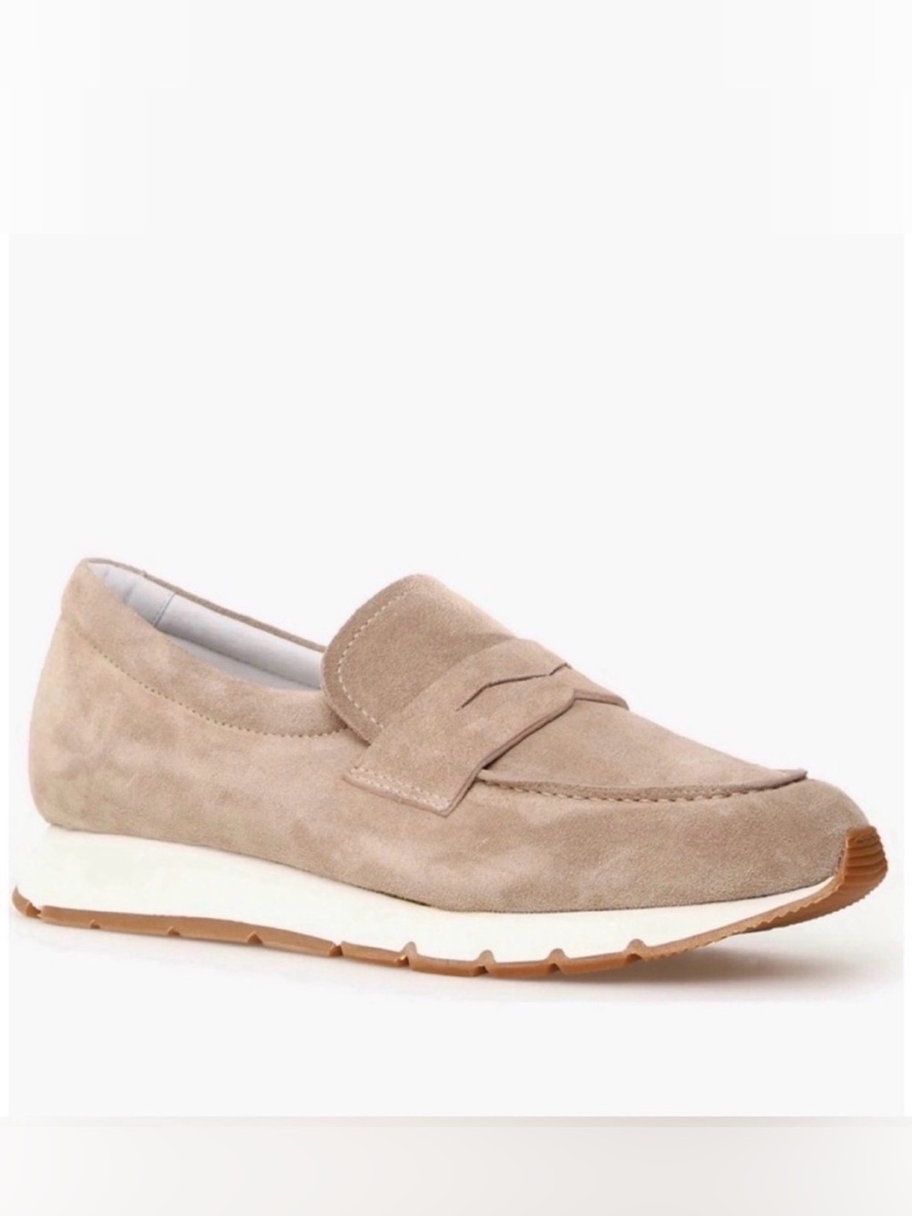 NWT VOILE BLANCHE Julia Hybrid Loafer Sneaker in Light Beige - Picture 2 of 13